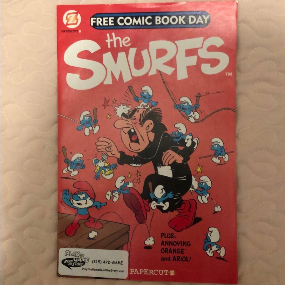 Smurfs & Annoying Orange comic